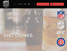 Tablet Screenshot of harryssportsbar.com